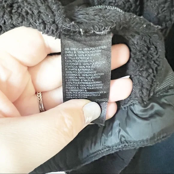 The North Face Oso Hooded Silken Fleece Full Zip Jacket Black S - Picture 13 of 16